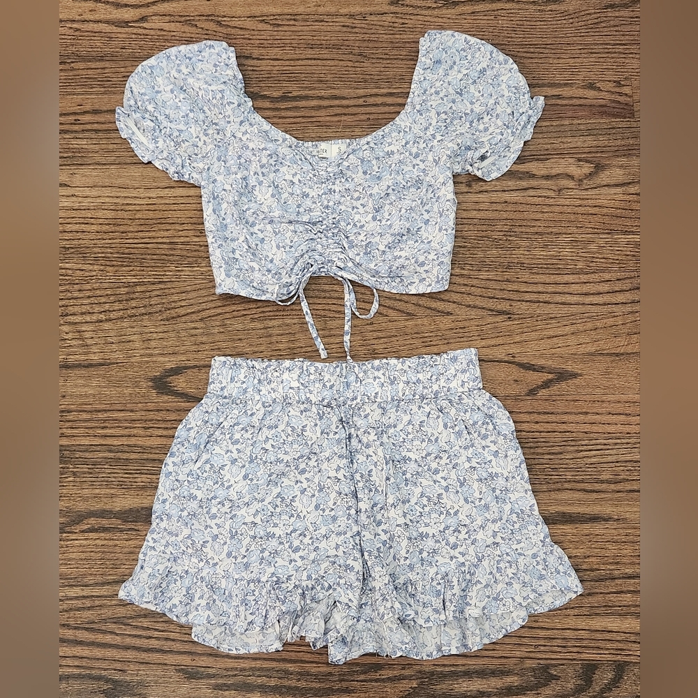 Floral Hollister Two Piece